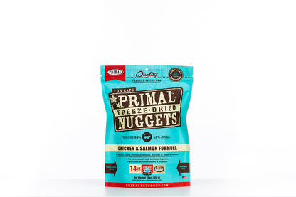 PRIMAL 14 OZ CAT RAW CHICKEN & SALMON FREEZE DRIED