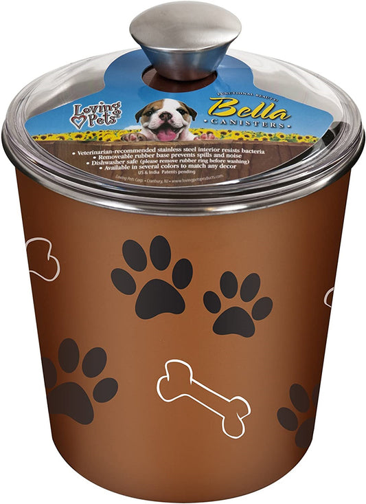 Loving pets treat canister