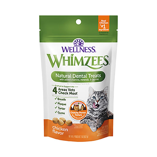 WHIMZEES DENTAL TREATS CHICKEN  FLAVOR  FOR CATS 2oz