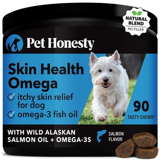 Pet Honesty Dog Salmon Skin Health Omega Fish Oil Soft Chews, Salmon