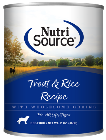 Nutrisource wet trout and rice