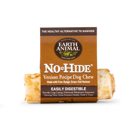 Earth Animal No-Hide Venison Roll Dog Chew Treat