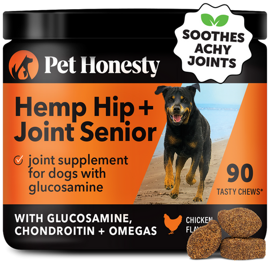 Pet honesty hemp hip and joint senior
