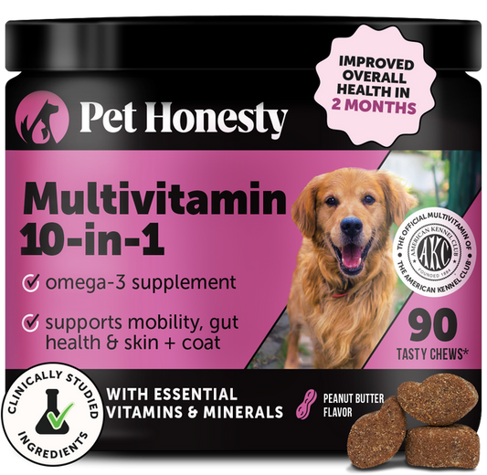 Pet honesty 10 in 1 multi vitamin peanut butter