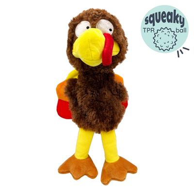 Huxley and Kent slappies wishbone turkey dog toy