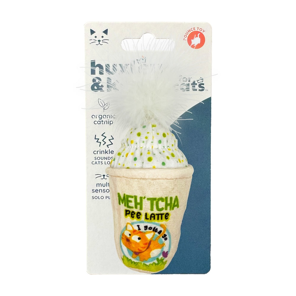 H&K Meh' tcha Pee Latte Plush Cat Toy