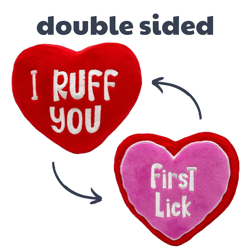 H&K First Lick Heart Dog Toy