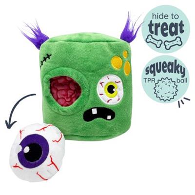 Huxley and Kent pop n fetch zombie pop eye dog toy