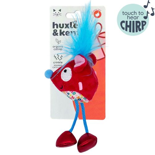 H&K Cheerful Mouse Chirpy Cat Toy