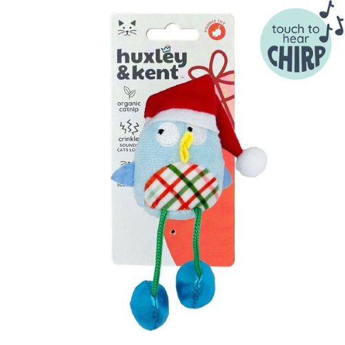 H&K Holiday Bird Chirpy Cat Toy