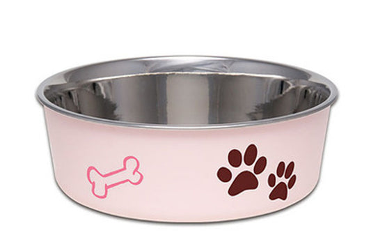 loving pets bella stainless pink