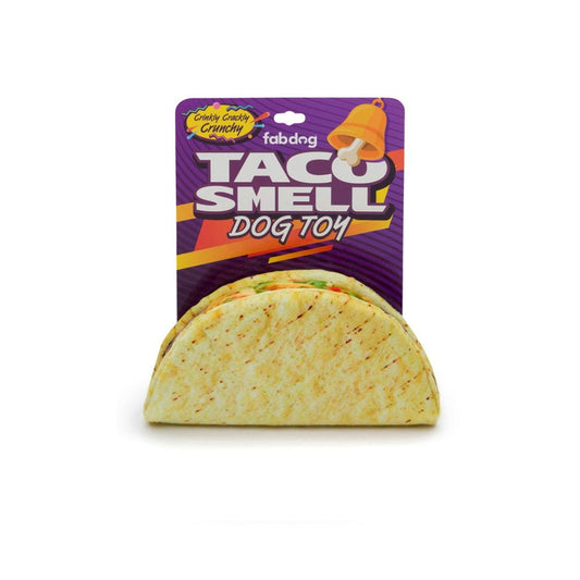 fabdog taco smell dog toy