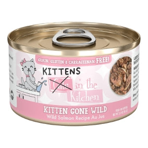 Kittens in the Kitchen - Kitten Gone Wild - Wild Salmon Recipe Au Jus