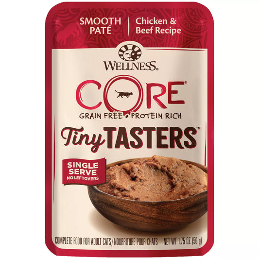 Wellness core tiny tasters chicken & beef