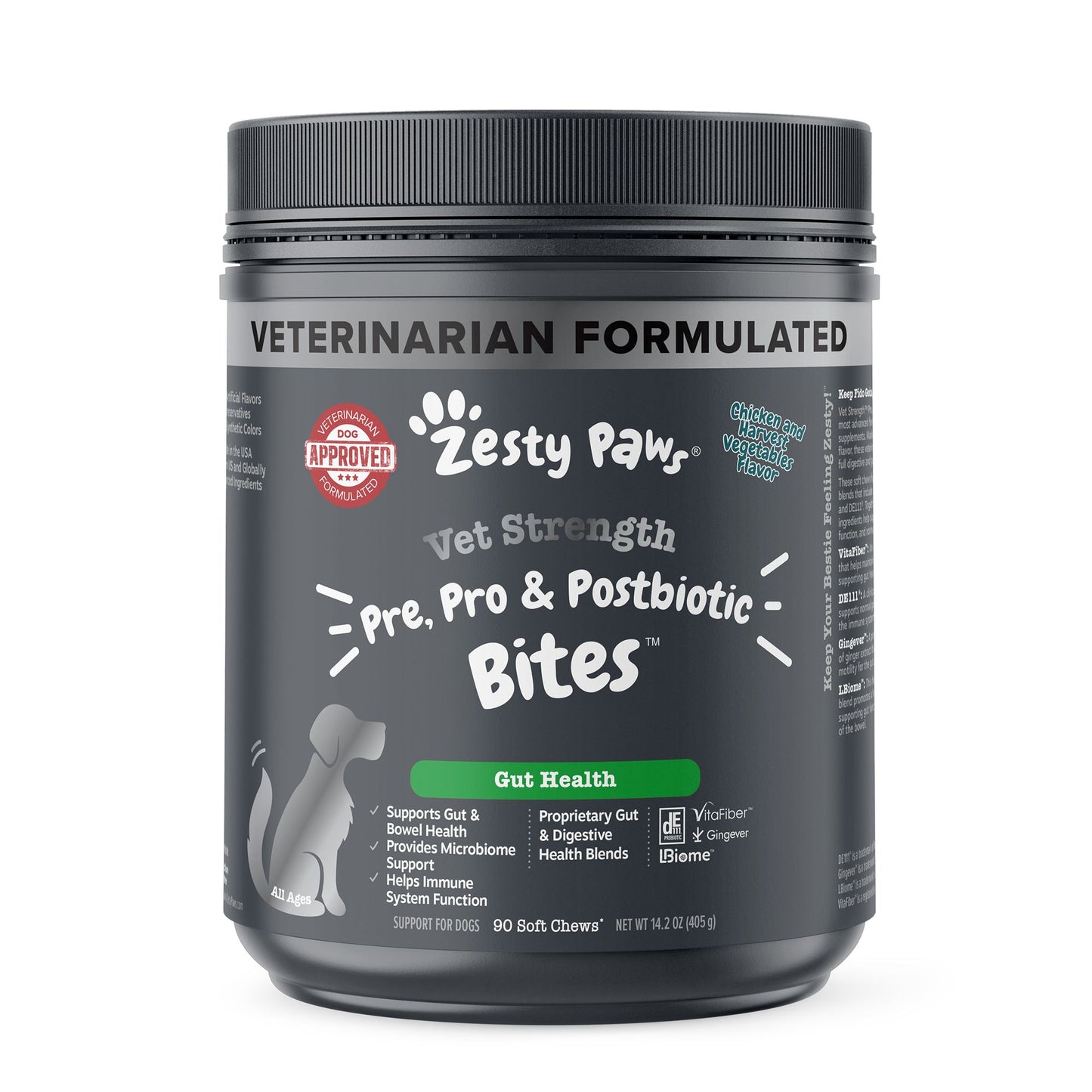 Zesty paw pre probiotic vet