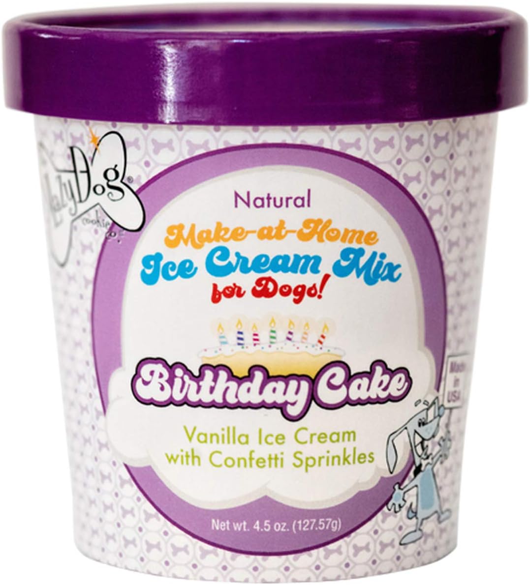 Make-at-Home Ice Cream Mix,  Vanilla with Confetti Sprinkles