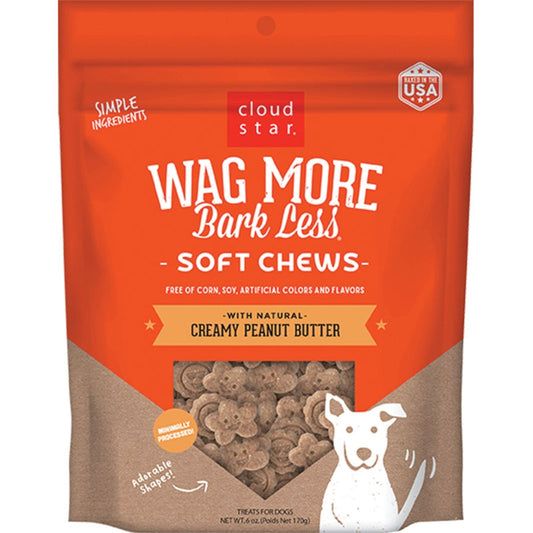 Wagmore dog soft and chewy peanut butter