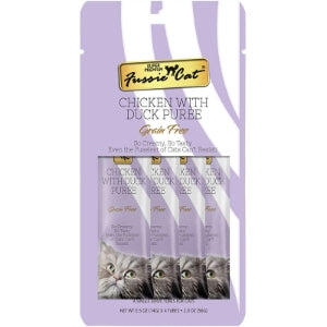 FUSSIE CAT GRAIN FREE PUREE CHICKEN & DUCK