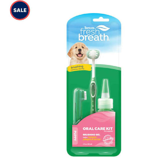 tropiclean fresh breath puppy oral care kit
