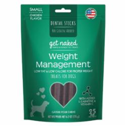 N-Bone Get Naked Grain Free Weight Management Dental Chew Dog Treats (Small)