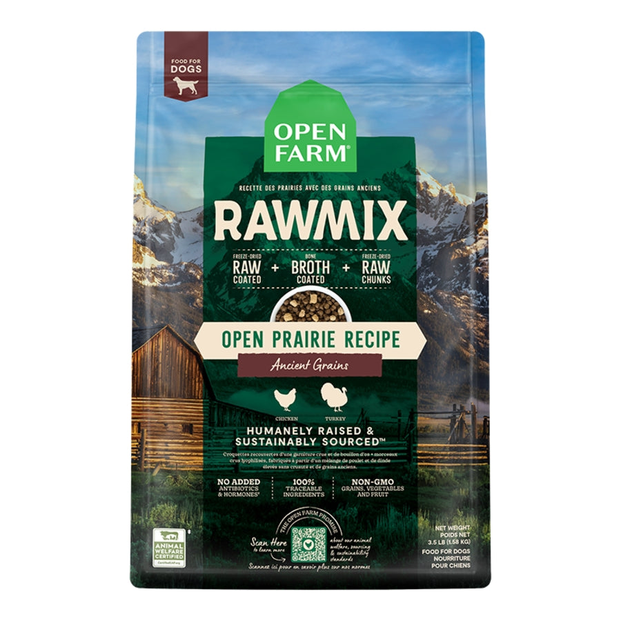 Open farm raw mix open prairie recipe