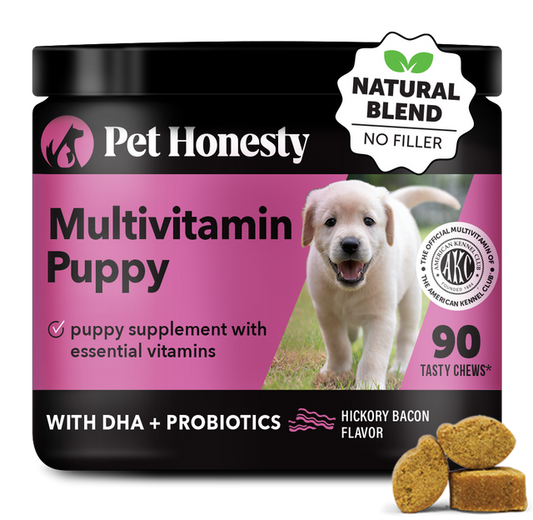 Pet Honesty Puppy Multivitamin Glucosamine Soft Chews, Bacon