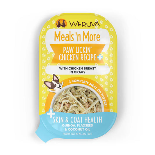 Weruva meals and more paw lickin chicken