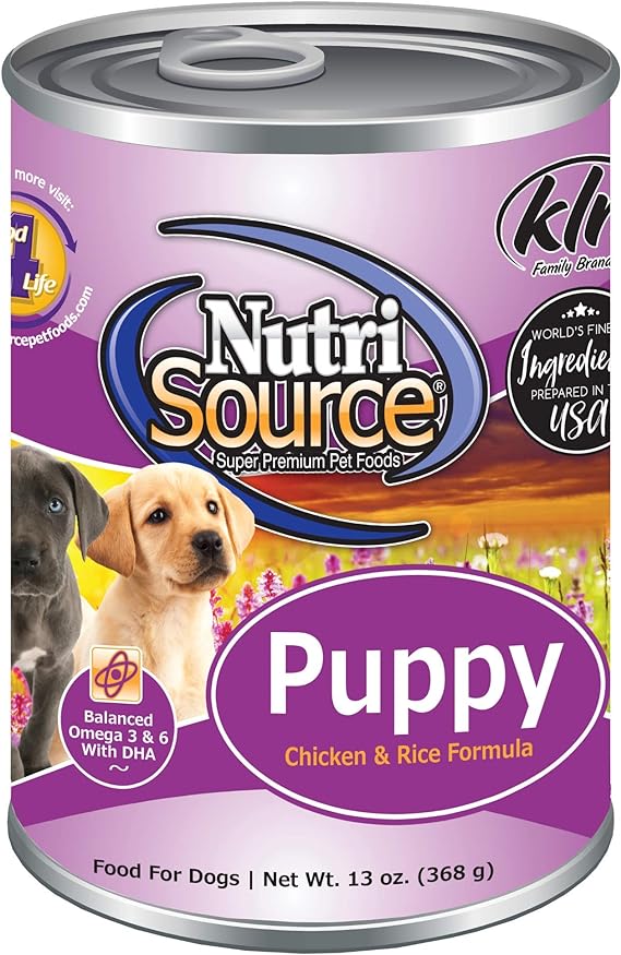 nutrisource wet puppy chicken and rice