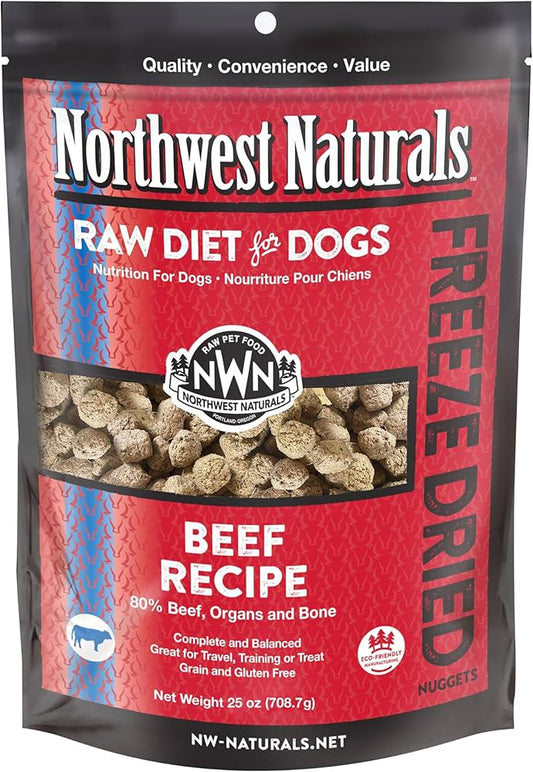 Northwest natural beef freeze dried nuggets