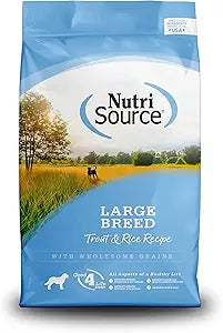 nutrisource large breed trout and rice