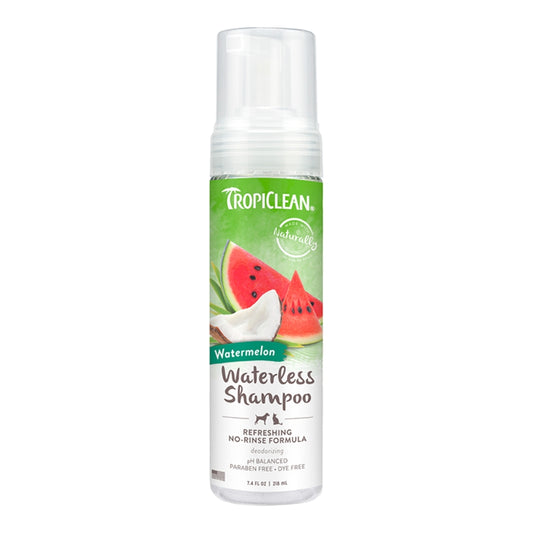 Tropiclean waterless shampoo watermelon