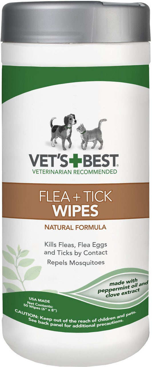 vet best flea and tick wipes