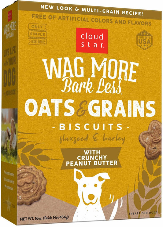 Wagmore dog baked crunchy peanut butter