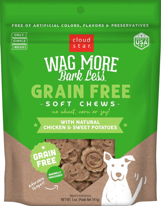 Wagmore dog grain free soft and chewy chicken sweet potatoe