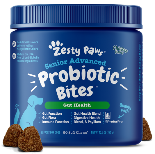 Zesty paws senior probiotics