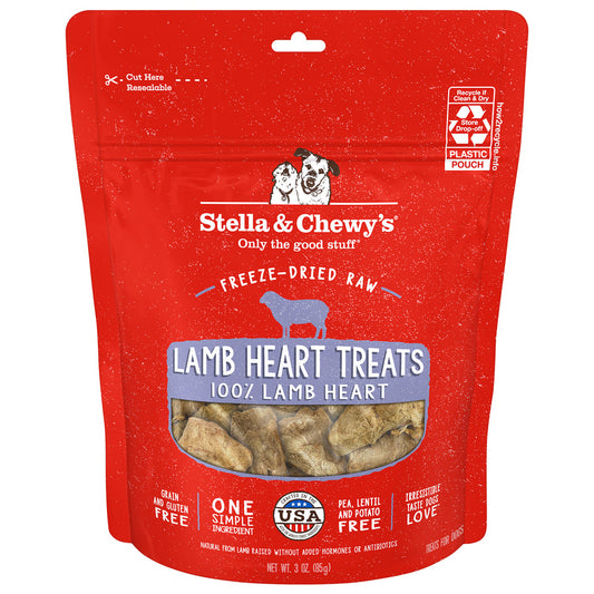 Stella & Chewy lamb heart treats