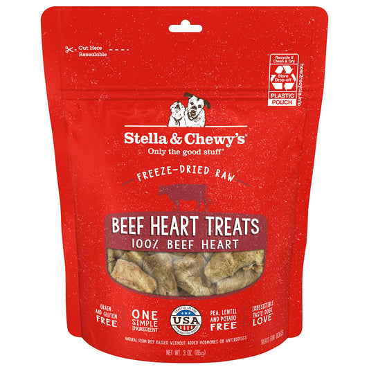 Stella & chewy beef heart treats