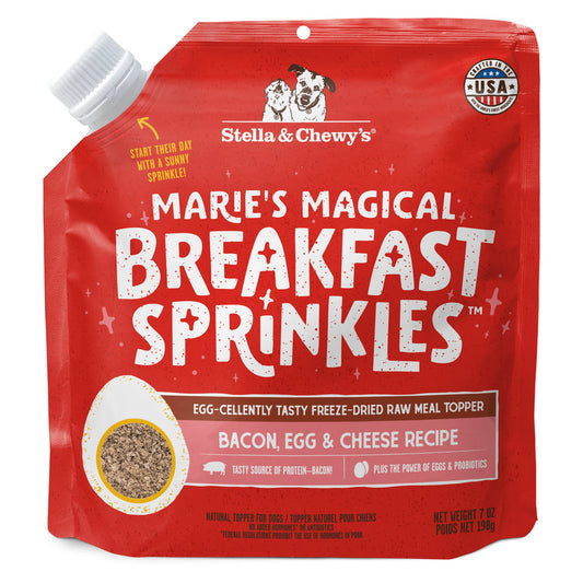 Stella and chewy breakfast sprinkles bacon and egg