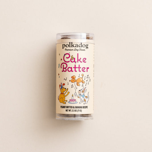 Polkadog cake batter mini treats
