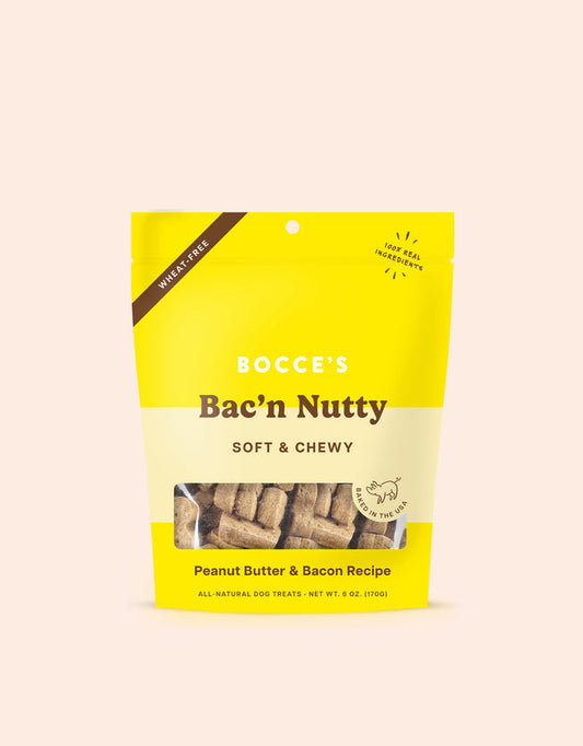 bocce bac n' nutty soft and chewy dog treats