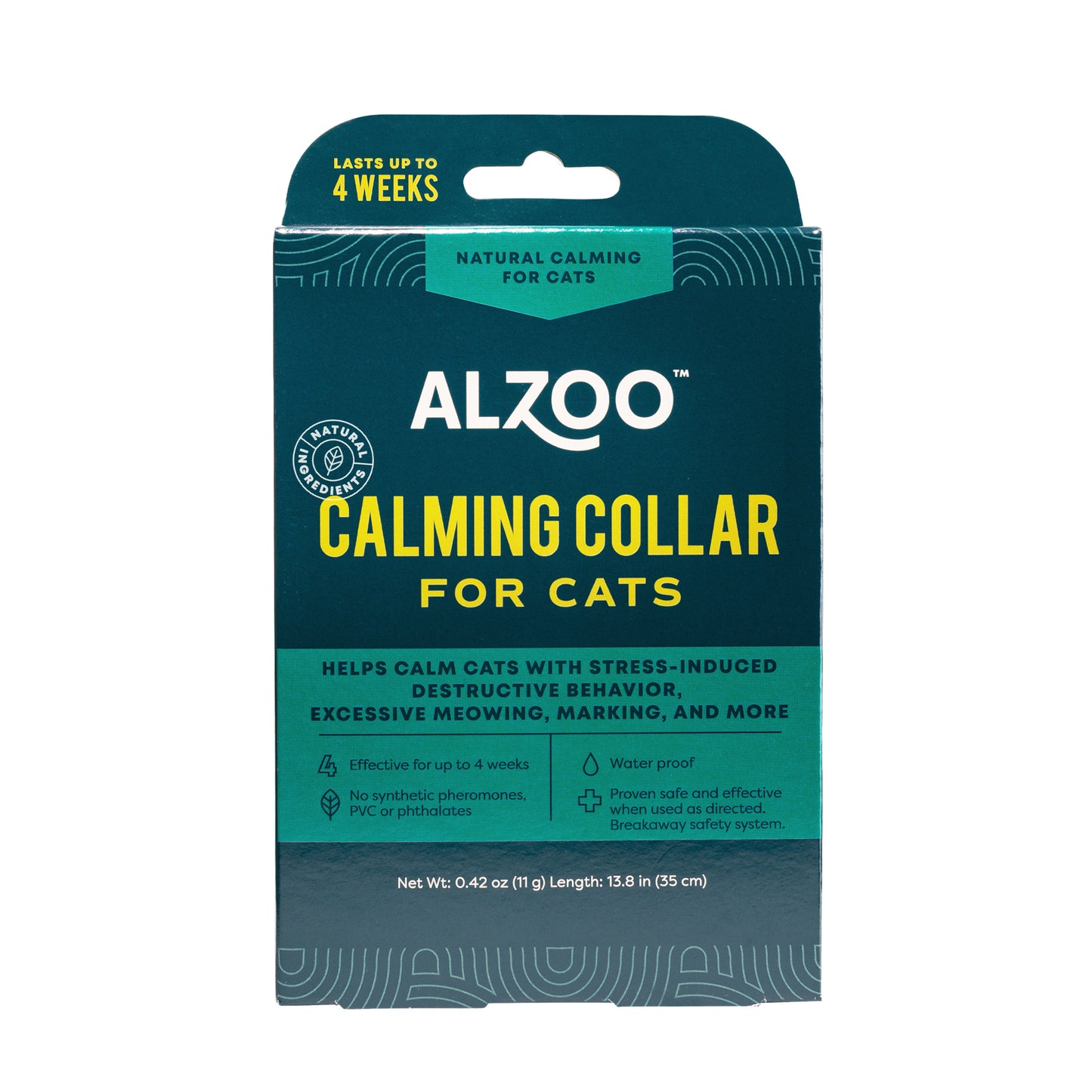 alzoo calming collar for cats