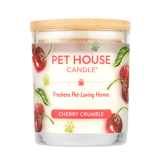 Pet House cherry crumble large candle