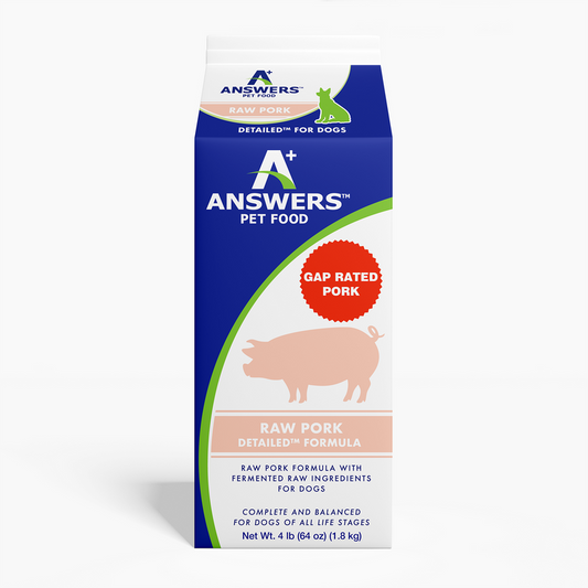 Answers detailed raw pork