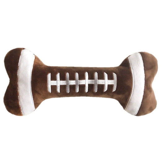 Huxley and Kent football bone plush toy