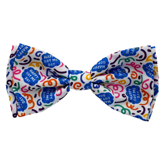 Huxley and Kent happy got me day bow tie
