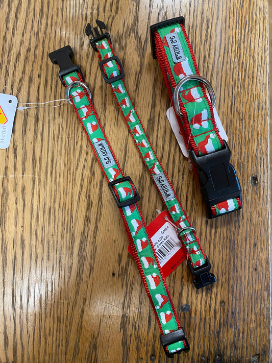 The Worthy Dog Collar Santa Hats