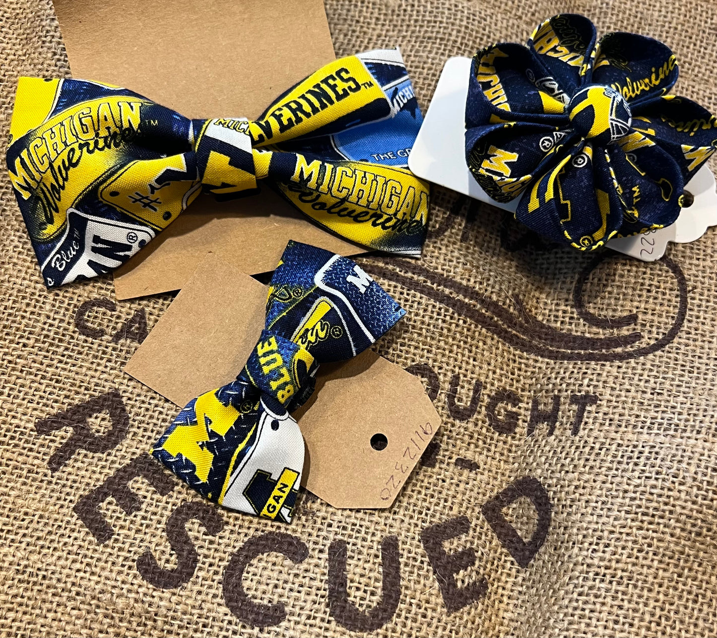 Alfred's Bows "Michigan Wolverines" Flower