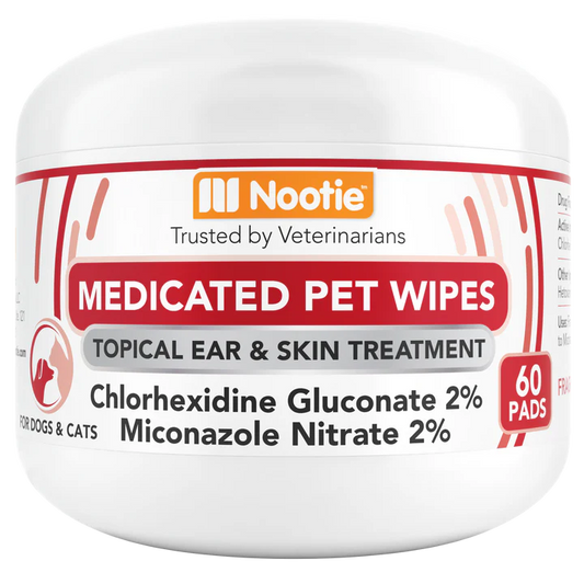 Medicated Pet Wipes 60 Pads -Nootie