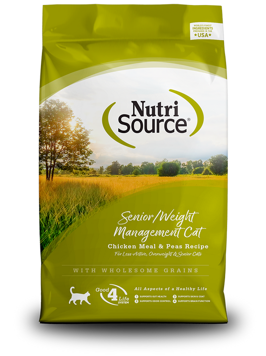 Nutrisource grain free cat senior/weight management