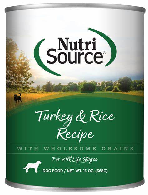 nutrisource turkey and rice can food